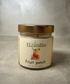 Κερί Σόγιας με Άρωμα Fruit Punch – 180gr